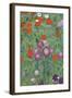 Flower Garden, 1905-07 (Detail)-Gustav Klimt-Framed Premium Giclee Print