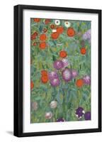 Flower Garden, 1905-07 (Detail)-Gustav Klimt-Framed Giclee Print