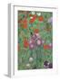 Flower Garden, 1905-07 (Detail)-Gustav Klimt-Framed Giclee Print