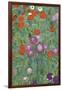 Flower Garden, 1905-07 (Detail)-Gustav Klimt-Framed Giclee Print