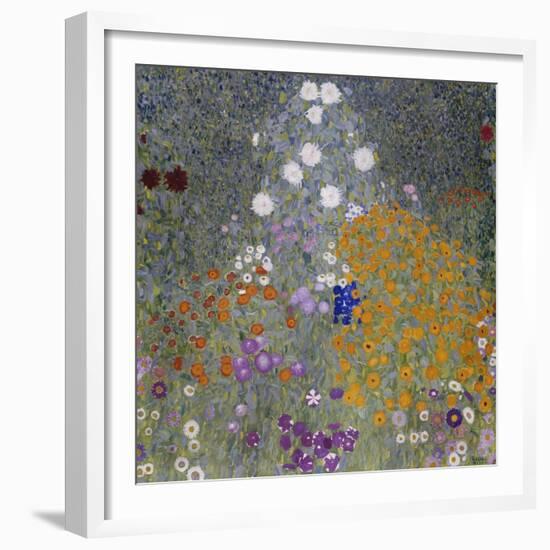 Flower Garden, 1905-07-Gustav Klimt-Framed Giclee Print