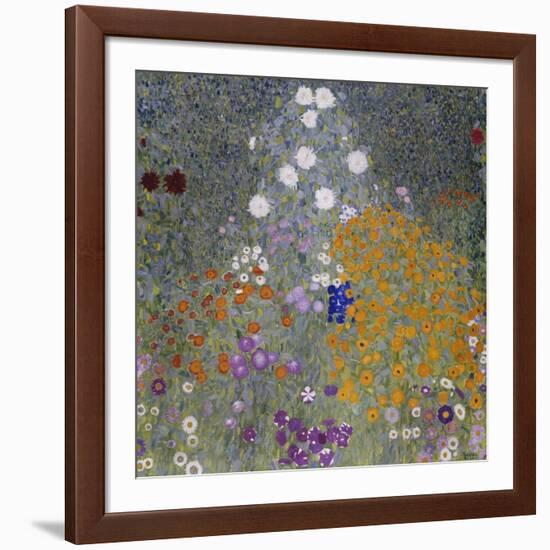 Flower Garden, 1905-07-Gustav Klimt-Framed Giclee Print