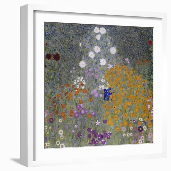 Flower Garden, 1905-07-Gustav Klimt-Framed Giclee Print