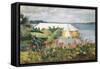 Flower Garden and Bungalow, Bermuda, 1899-Winslow Homer-Framed Stretched Canvas