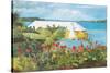 Flower Garden and Bungalow, Bermuda, c.1899-Winslow Homer-Stretched Canvas