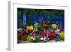 Flower Garden and Picket Fence-Darrell Gulin-Framed Photographic Print