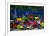 Flower Garden and Picket Fence-Darrell Gulin-Framed Photographic Print