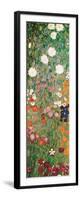 Flower Garden (detail)-Gustav Klimt-Framed Art Print