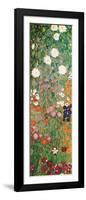 Flower Garden (detail)-Gustav Klimt-Framed Art Print