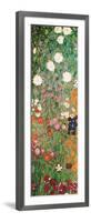 Flower Garden (detail)-Gustav Klimt-Framed Art Print