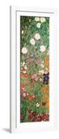 Flower Garden (detail)-Gustav Klimt-Framed Art Print