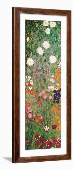 Flower Garden (detail)-Gustav Klimt-Framed Art Print