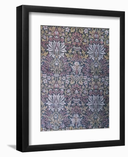 Flower Garden Furnishing Fabric, Jacquard Woven Silk, England, 1879-William Morris-Framed Giclee Print