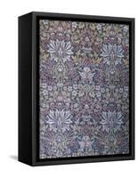 Flower Garden Furnishing Fabric, Jacquard Woven Silk, England, 1879-William Morris-Framed Stretched Canvas