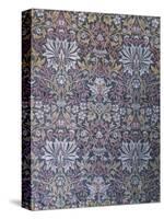 Flower Garden Furnishing Fabric, Jacquard Woven Silk, England, 1879-William Morris-Stretched Canvas