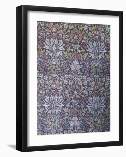 Flower Garden Furnishing Fabric, Jacquard Woven Silk, England, 1879-William Morris-Framed Giclee Print