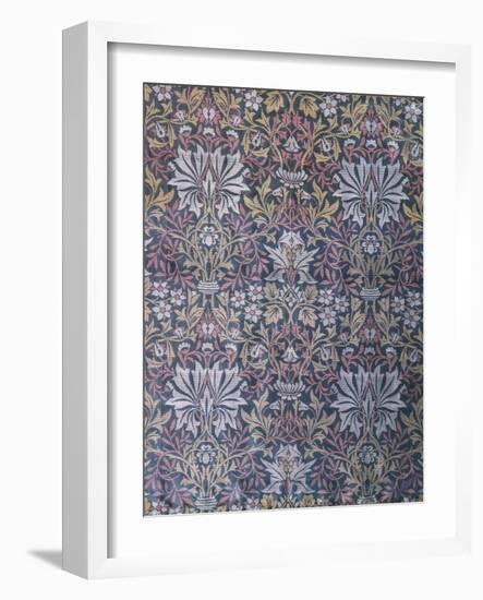 Flower Garden Furnishing Fabric, Jacquard Woven Silk, England, 1879-William Morris-Framed Giclee Print