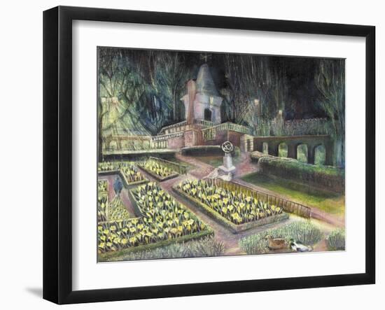 Flower Garden, Holland Park-Mary Kuper-Framed Giclee Print