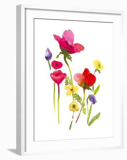 Flower Garden II-Sandra Jacobs-Framed Giclee Print