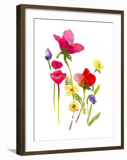 Flower Garden II-Sandra Jacobs-Framed Giclee Print