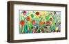 Flower Garden Jazz-Jennifer Lommers-Framed Art Print