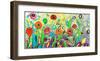 Flower Garden Jazz-Jennifer Lommers-Framed Art Print