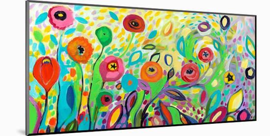 Flower Garden Jazz-Jennifer Lommers-Mounted Art Print