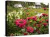 Flower Garden, Oakland House Seaside Resort, Brooksville-Jerry & Marcy Monkman-Stretched Canvas