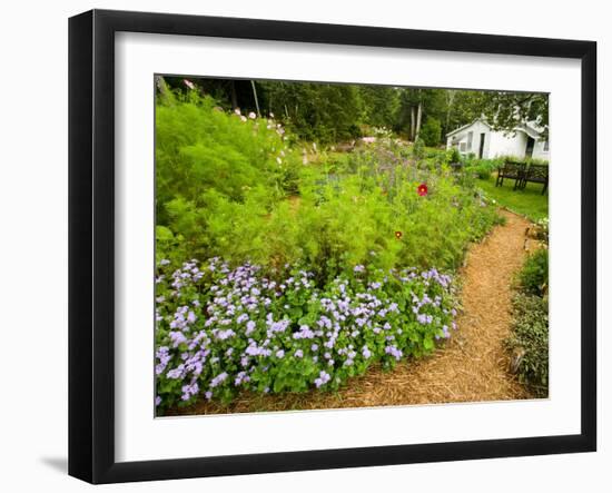 Flower Garden, Oakland House Seaside Resort, Brooksville-Jerry & Marcy Monkman-Framed Photographic Print