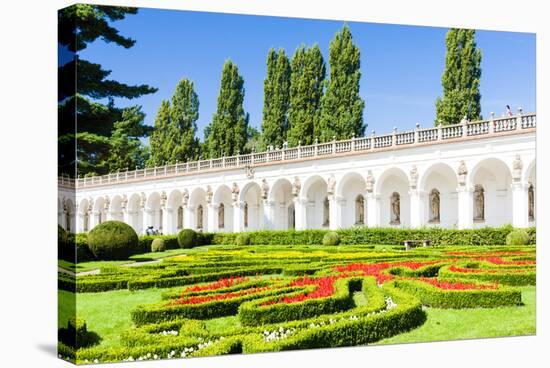 Flower Garden of Kromeriz Palace, Czech Republic-phbcz-Stretched Canvas