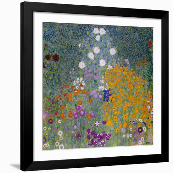 Flower Garden-Gustav Klimt-Framed Giclee Print