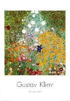 Flower Garden-Gustav Klimt-Framed Art Print