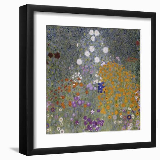 Flower Garden-Gustav Klimt-Framed Giclee Print