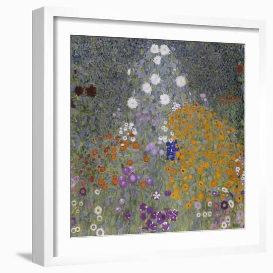 Flower Garden-Gustav Klimt-Framed Giclee Print