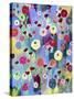 Flower Garden-Vicki McArdle Art-Stretched Canvas