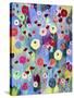 Flower Garden-Vicki McArdle Art-Stretched Canvas