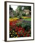 Flower Gardens in Old Town by Rhine River, St Kastor Church, Koblenz, Germany-Bill Bachmann-Framed Photographic Print