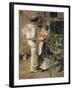 Flower Girl, 1888-Ettore Tito-Framed Giclee Print