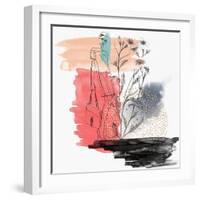 Flower Girl Composition III-Bay Solace-Framed Art Print