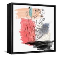 Flower Girl Composition III-Bay Solace-Framed Stretched Canvas