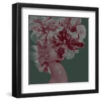 Flower Girl With Heart 1 V2-Emma Catherine Debs-Framed Art Print