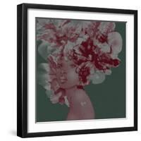 Flower Girl With Heart 1 V2-Emma Catherine Debs-Framed Art Print