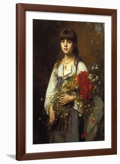 Flower Girl-Alexei Harlamoff-Framed Giclee Print