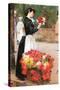 Flower Girl-Childe Hassam-Stretched Canvas