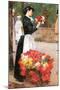 Flower Girl-Childe Hassam-Mounted Art Print