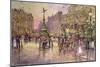 Flower Girls, Piccadilly Circus, London-John Sutton-Mounted Giclee Print