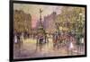 Flower Girls, Piccadilly Circus, London-John Sutton-Framed Giclee Print