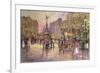 Flower Girls, Piccadilly Circus, London-John Sutton-Framed Giclee Print