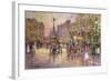 Flower Girls, Piccadilly Circus, London-John Sutton-Framed Giclee Print