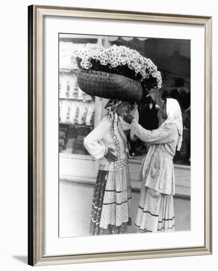 Flower Girls-null-Framed Photographic Print